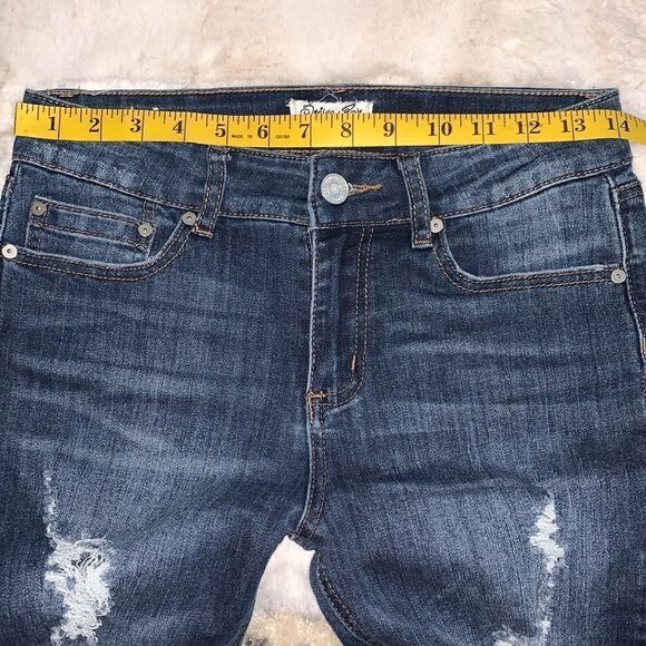 Indigo Rein Anklet Skinny Jeans Size 5 Junior - Picture 8 of 11